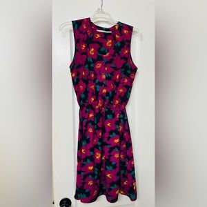 Purple and Black Sleeveless 41 Hawthorn Dress